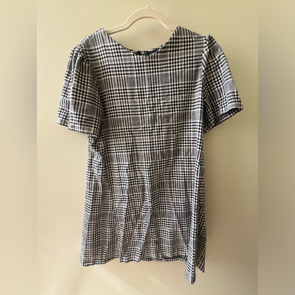 Zara Women Plaid Dress